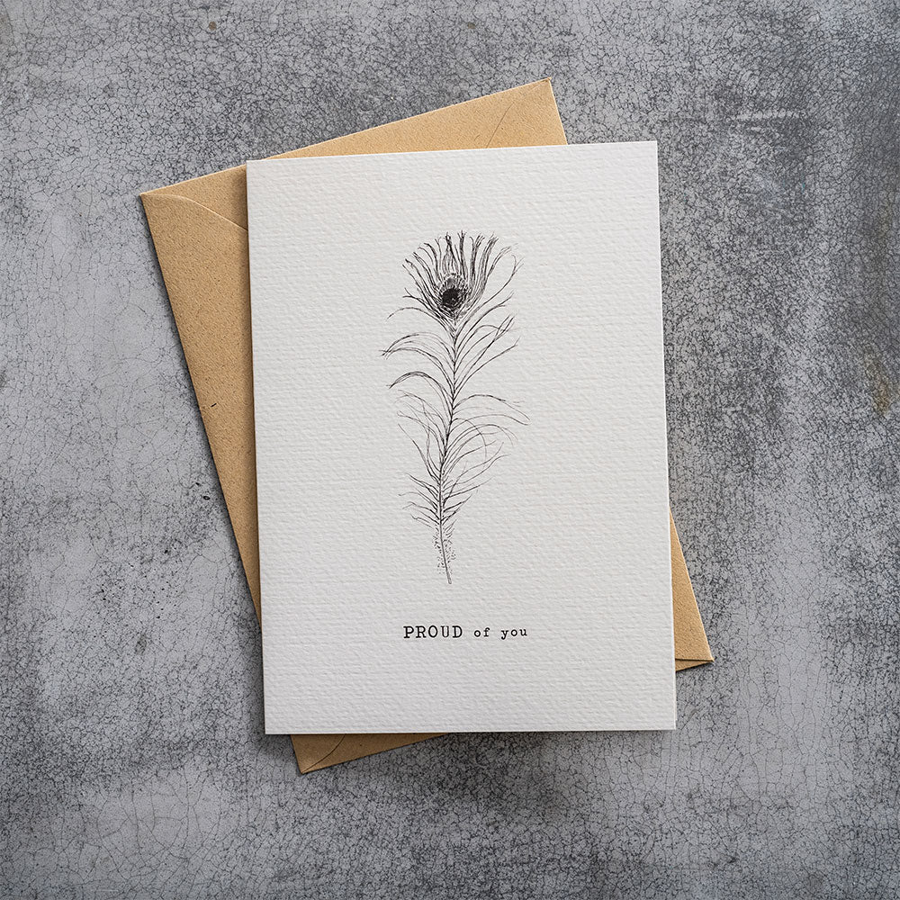 Greeting Card Peacock